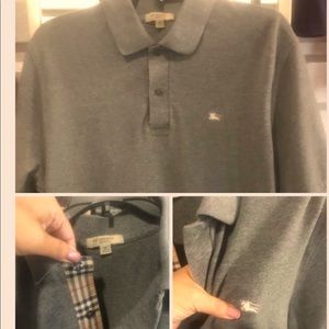 Mens Burberry polo in size medium